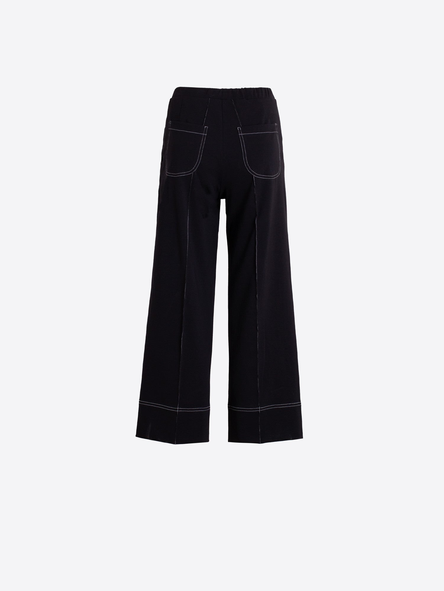 Vilagallo Wide Leg Trousers - Black