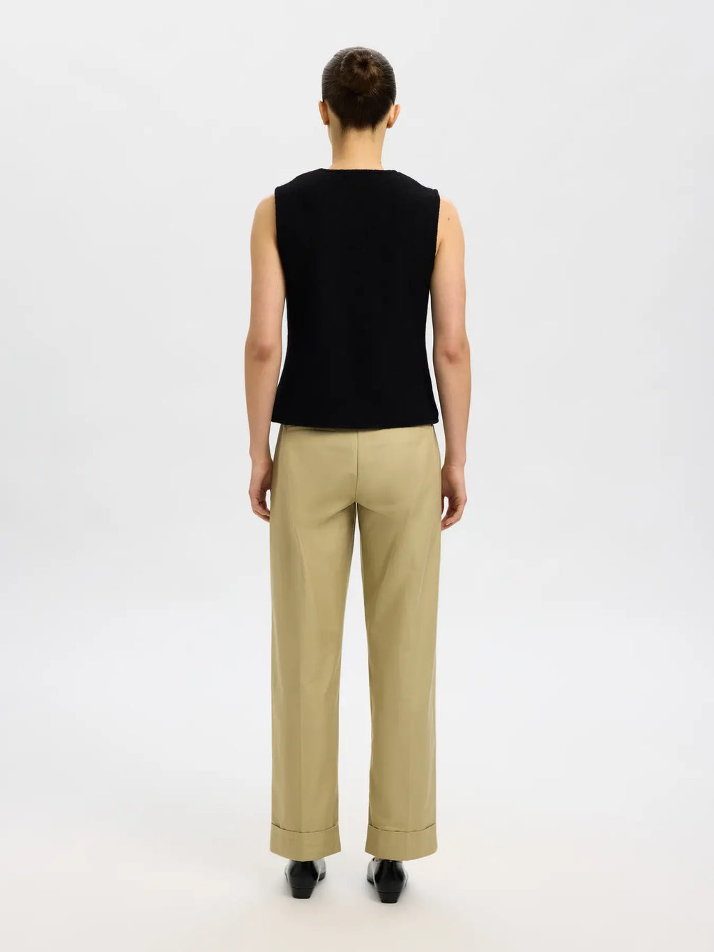 Selected Femme Darla Vest - Black