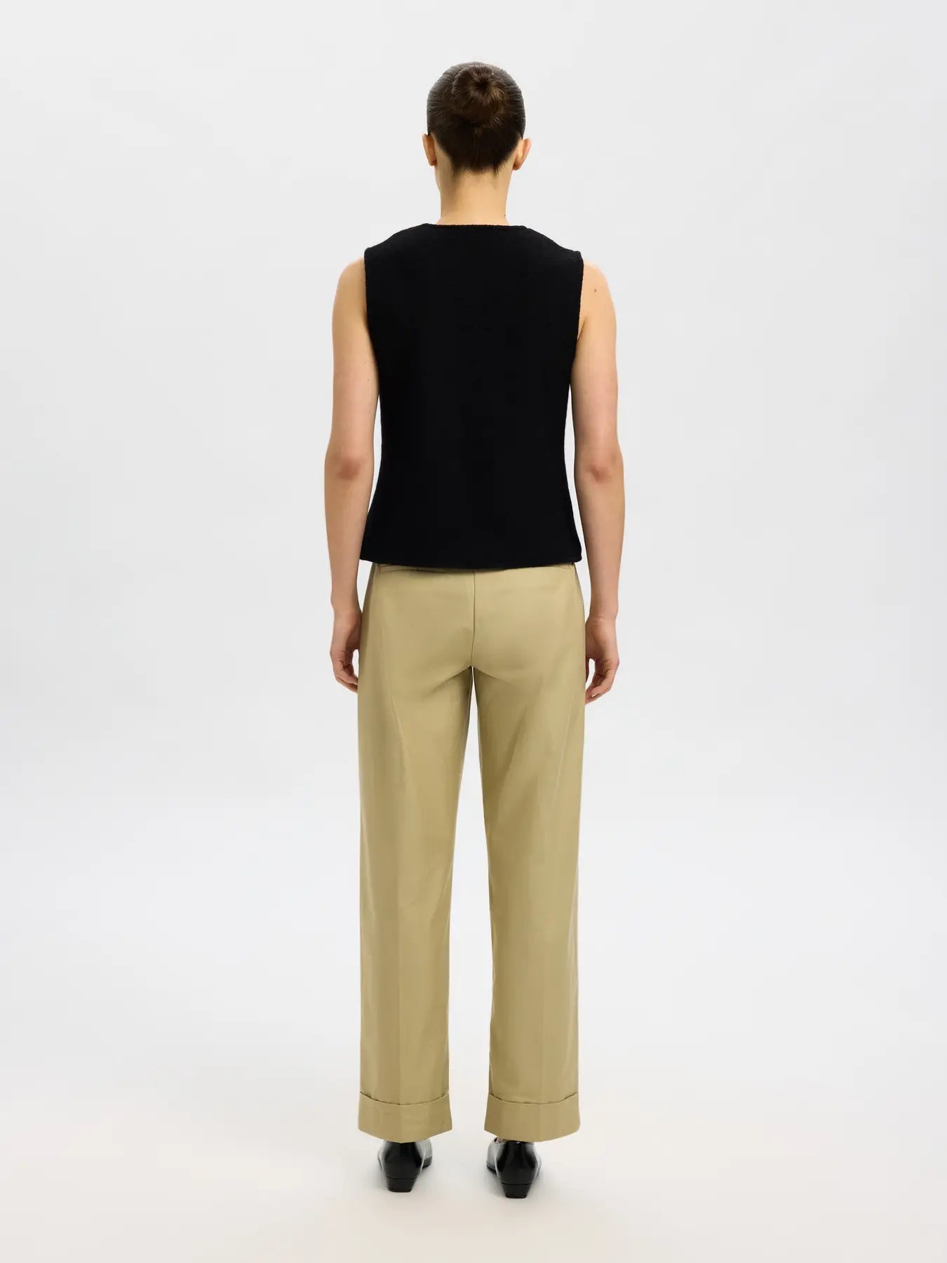 Selected Femme Darla Vest - Black
