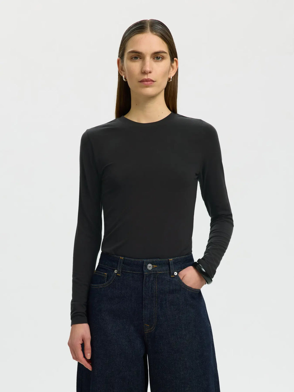 Selected Manja Tee - Black