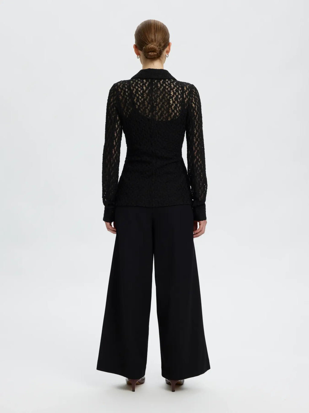 Selected Vika Lace Shirt