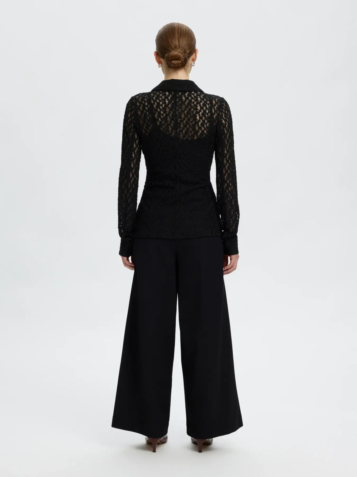Selected Vika Lace Shirt