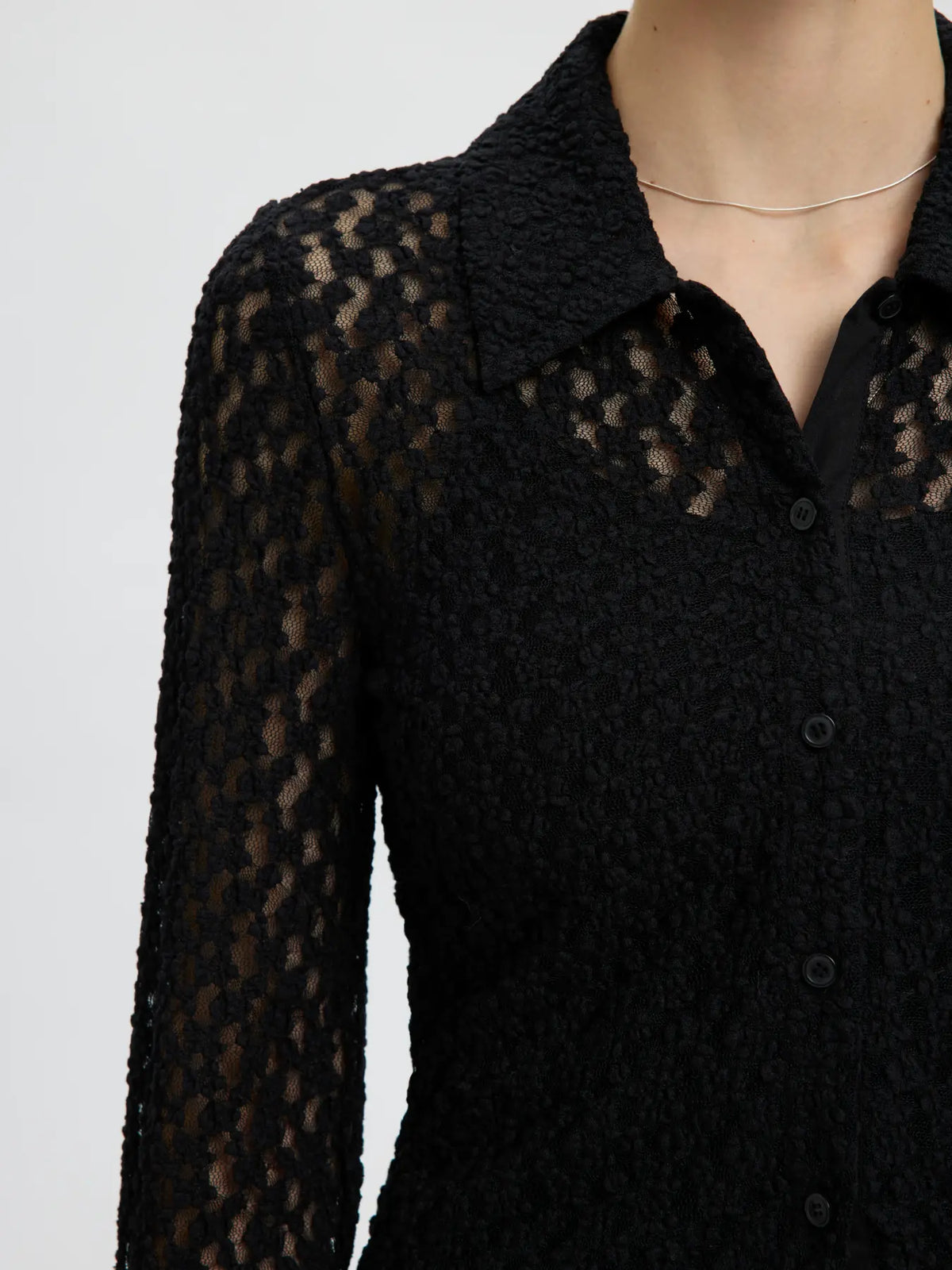 Selected Vika Lace Shirt