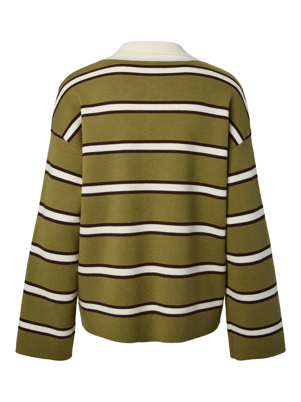 YAS Isabell Polo Knit Jumper - Green