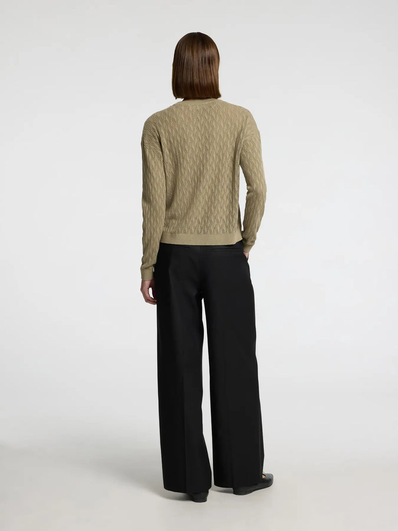 Selected Femme Fagny Knit Cardigan - Vetiver
