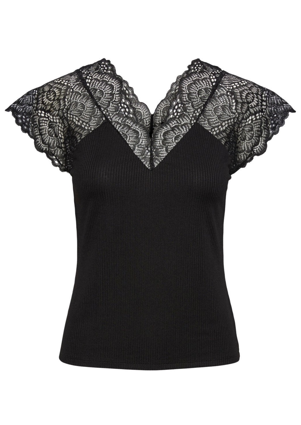 YAS Ribis Top - Black