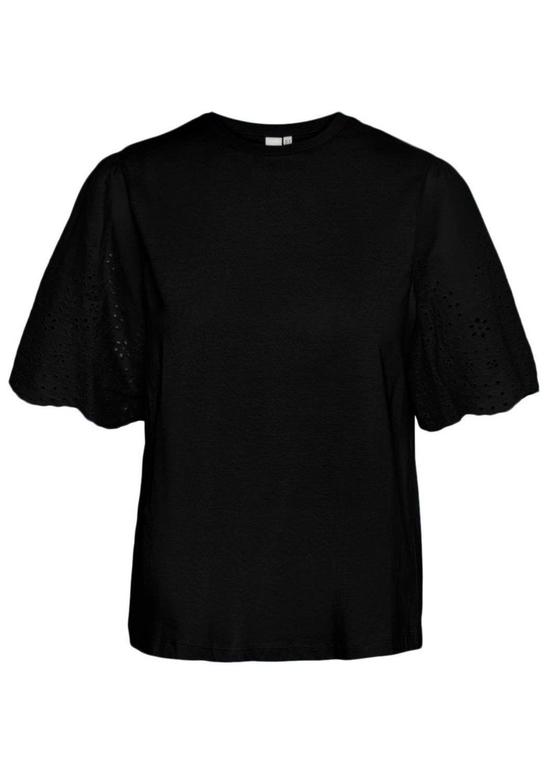 YAS Lex T-Shirt - Black