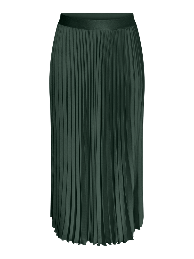 YAS Celine Pleat Skirt Sycamore Heidi And Hudson