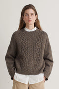 Yerse Knit Jumper - Brown