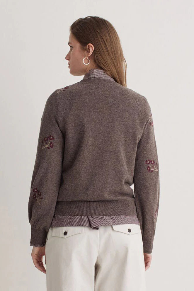 Yerse Wool Floral Jumper