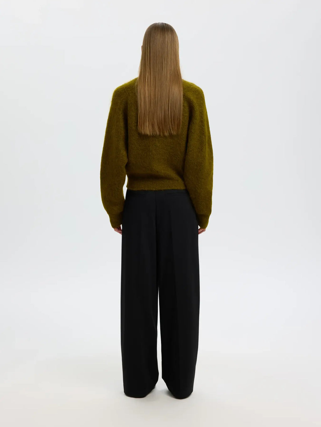 Selected Mira Mohair Jumper - Fir