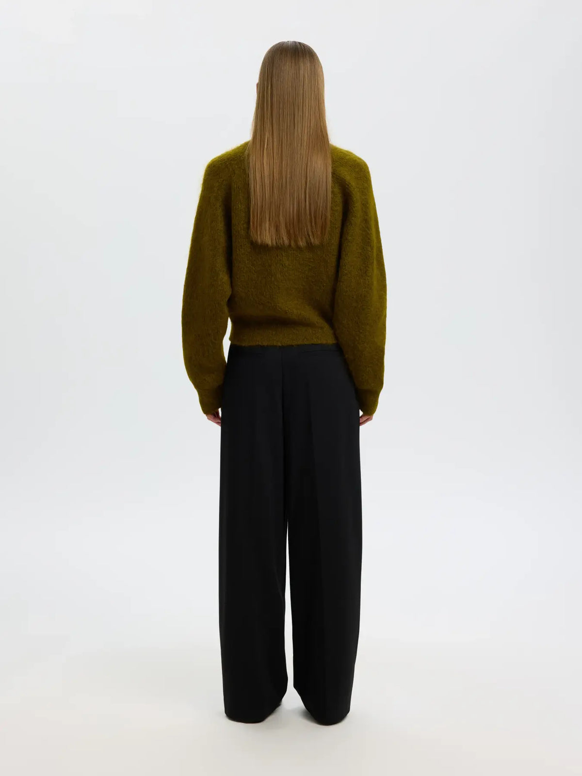 Selected Mira Mohair Jumper - Fir
