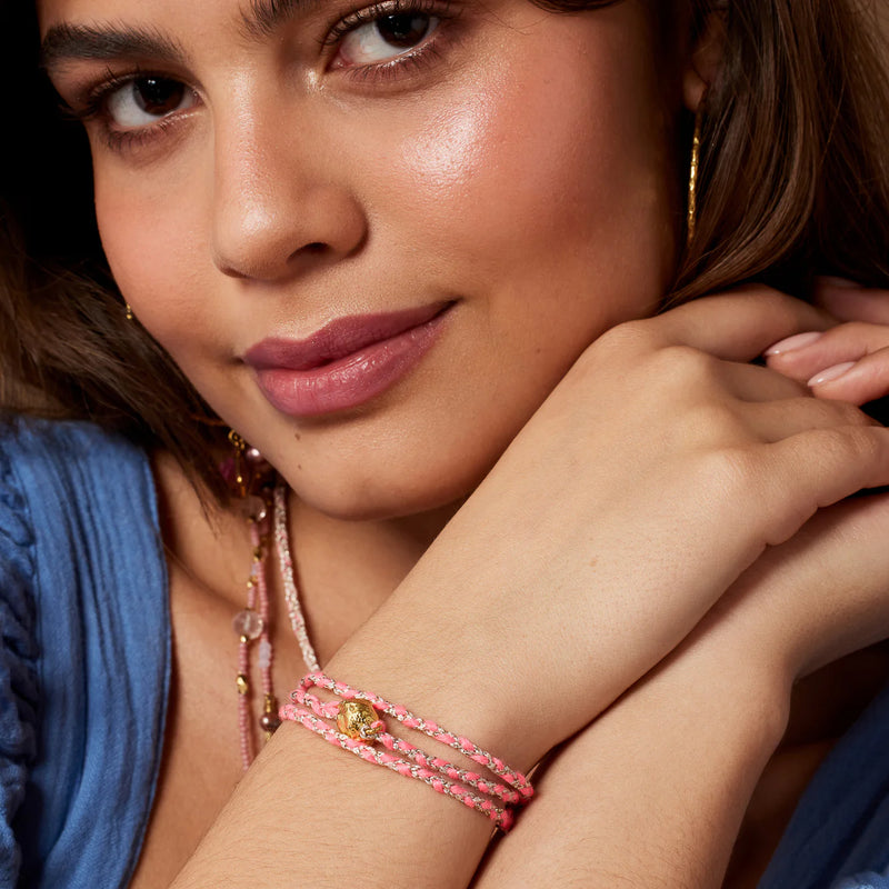 Ashiana Zina Wrap Bracelet - Pink