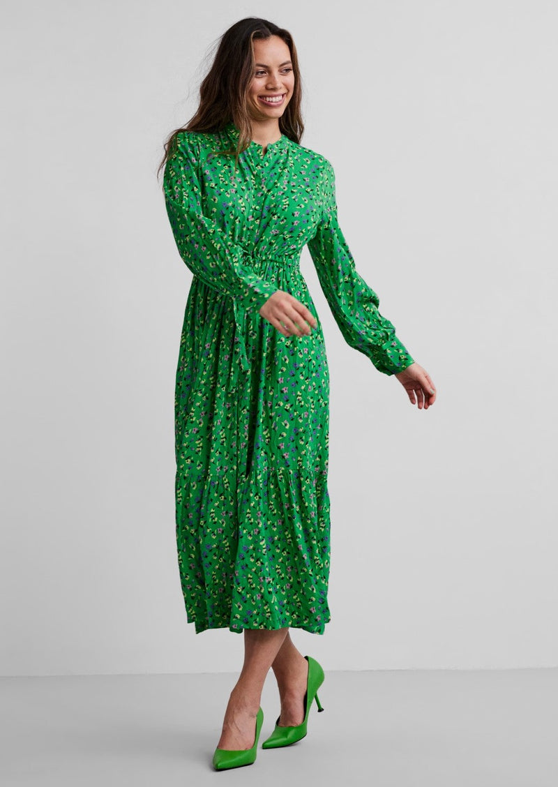 yas floral maxi dress